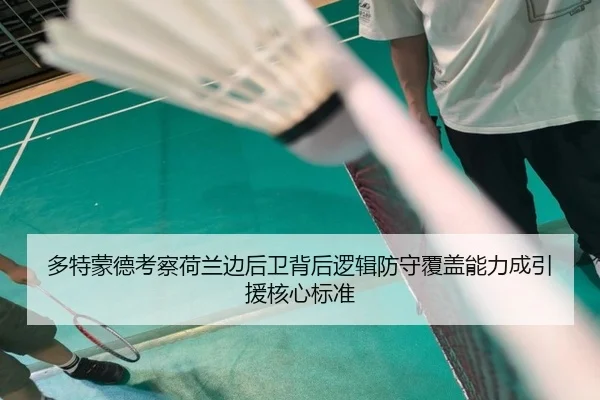多特蒙德考察荷兰边后卫背后逻辑防守覆盖能力成引援核心标准